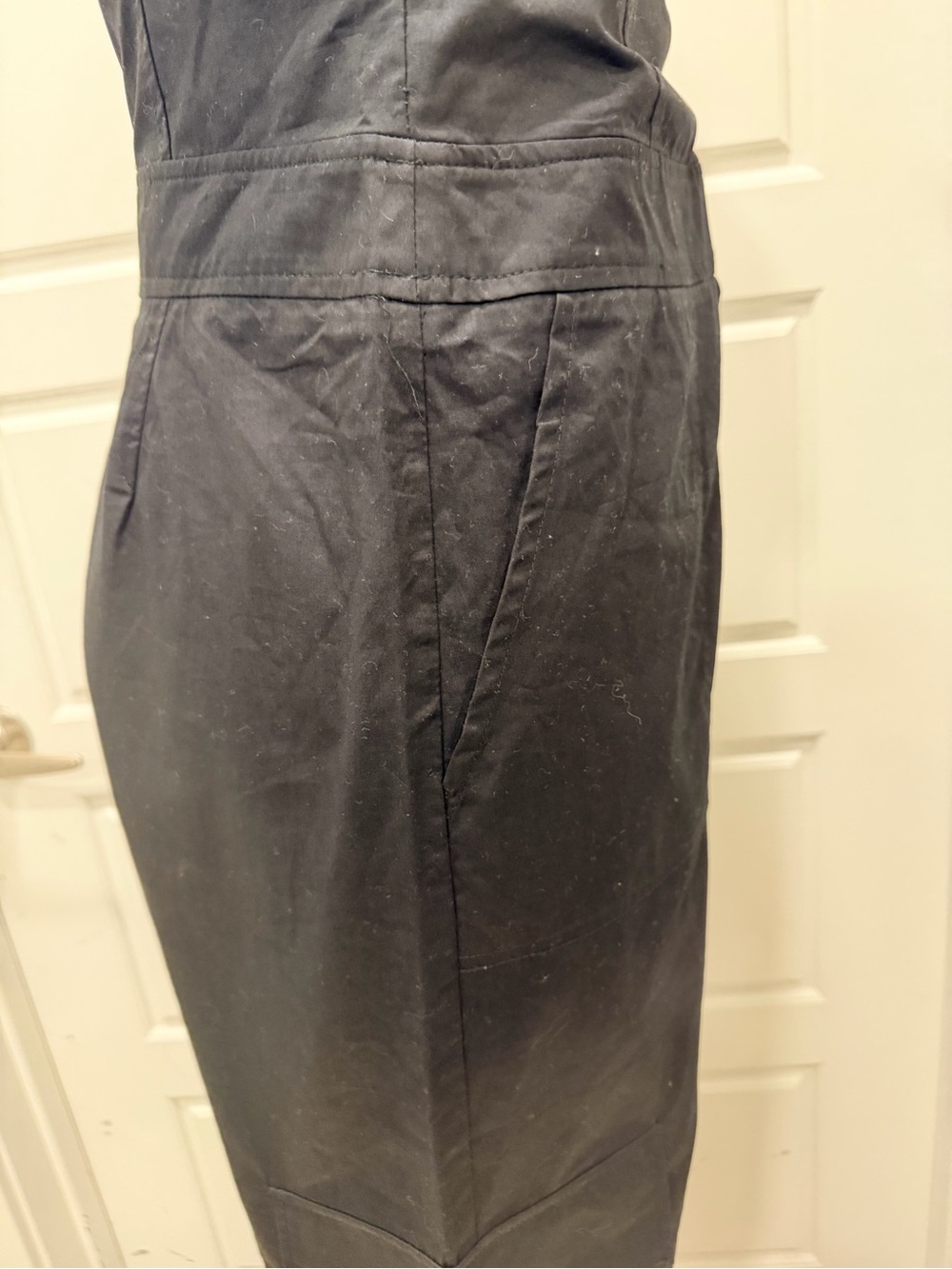 Zara Strapless Black Cargo Jumpsuit - Sleek Women's One-Piece NWT - Picture 10 of 10